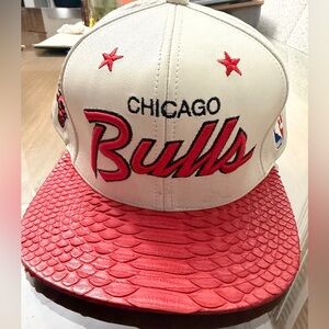 Just Don Chicago Bulls Red and White Hat